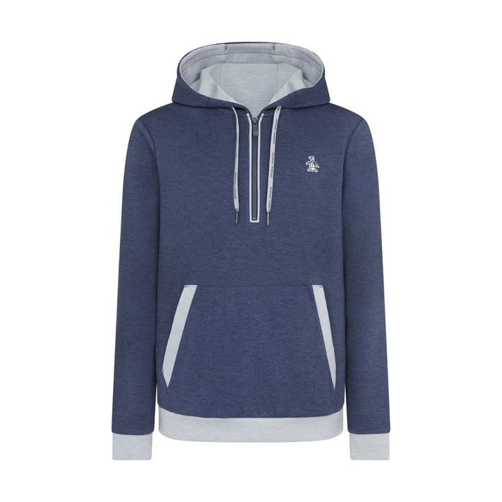 OP Ls Earl Hoodie Color Blå Original Penguin