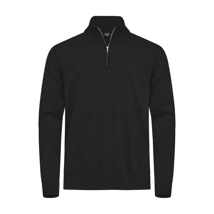 Oakville Half Zip Sweater Schwarz Cutter & Buck