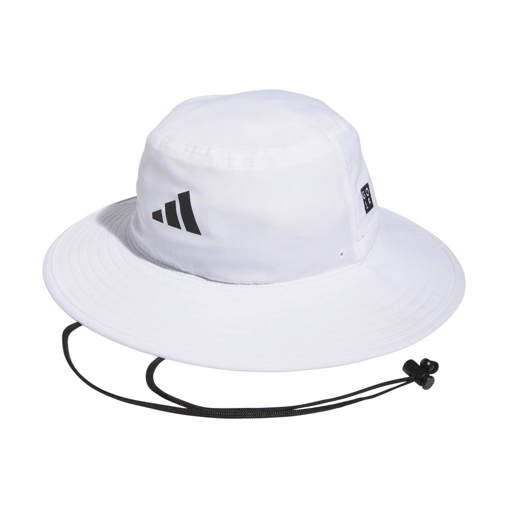 Wide Brim Hat: S/M White