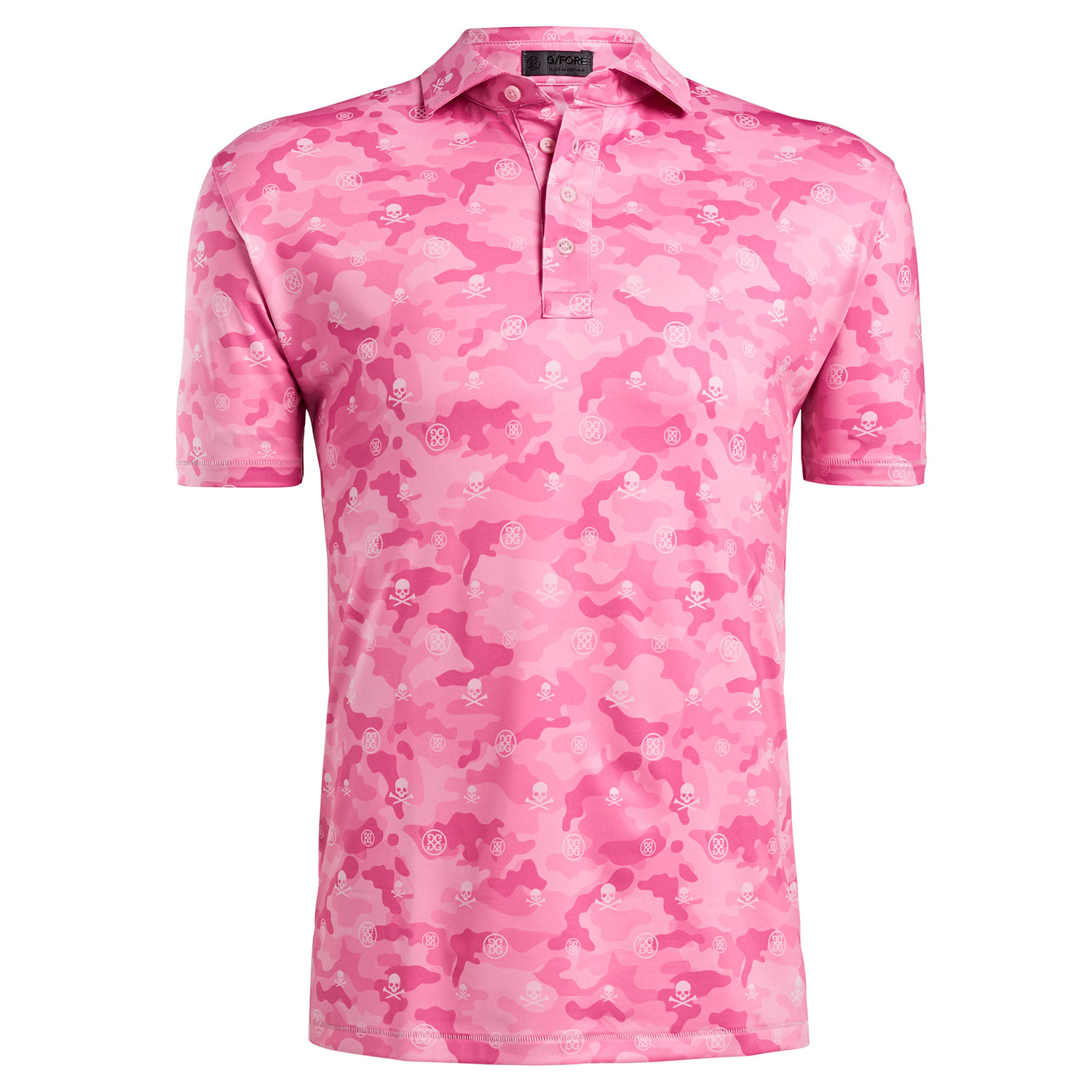 pink camo polo