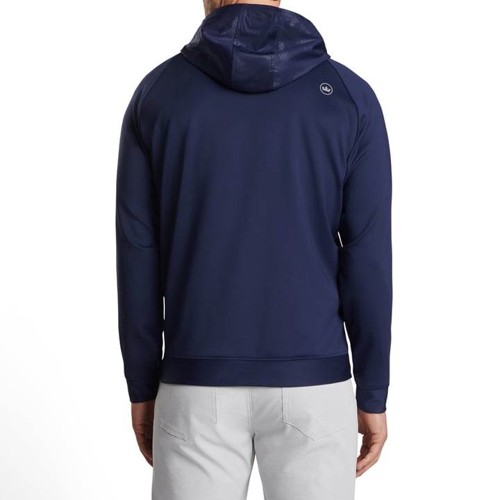 Persuit Half Snap Hoodie Blau Peter Millar