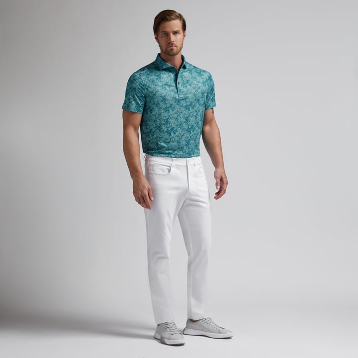 Hydrangea Tech Jersey Polo Grön G/Fore