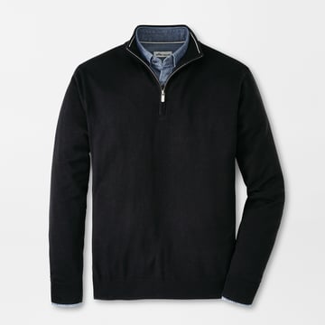 Autumn Crest Quarter-Zip Svart Peter Millar