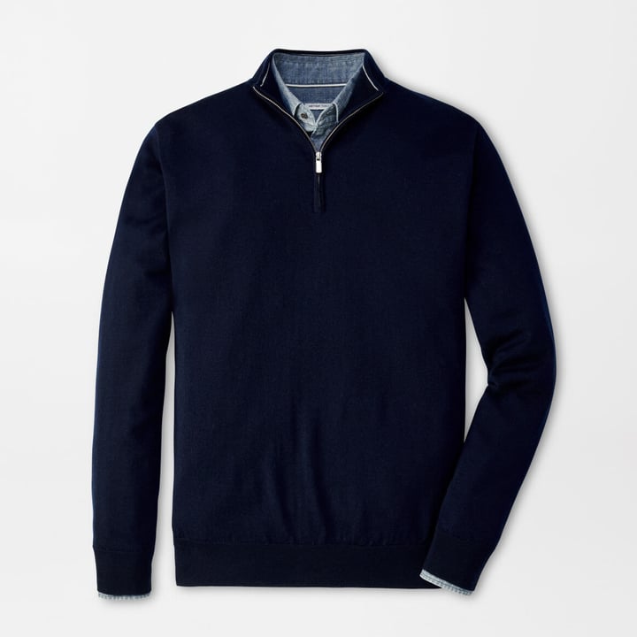 Autumn Crest Quarter-Zip Blå Peter Millar