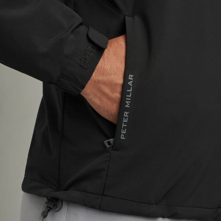 Dunes Half-Zip Svart Peter Millar