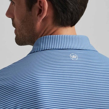 Ambrose Performance Jersey Polo Blå Peter Millar