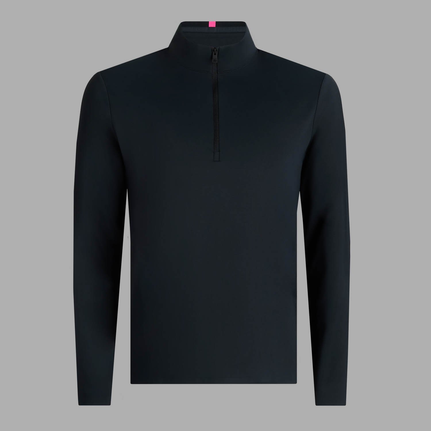 Brushed Back Tech Quarter Zip Svart