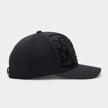 Perforated Delta Snapback Svart G/Fore