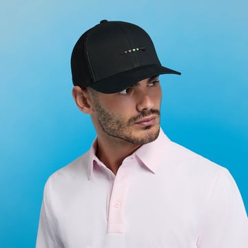 Silicone Tee Trucker Hat Svart G/Fore