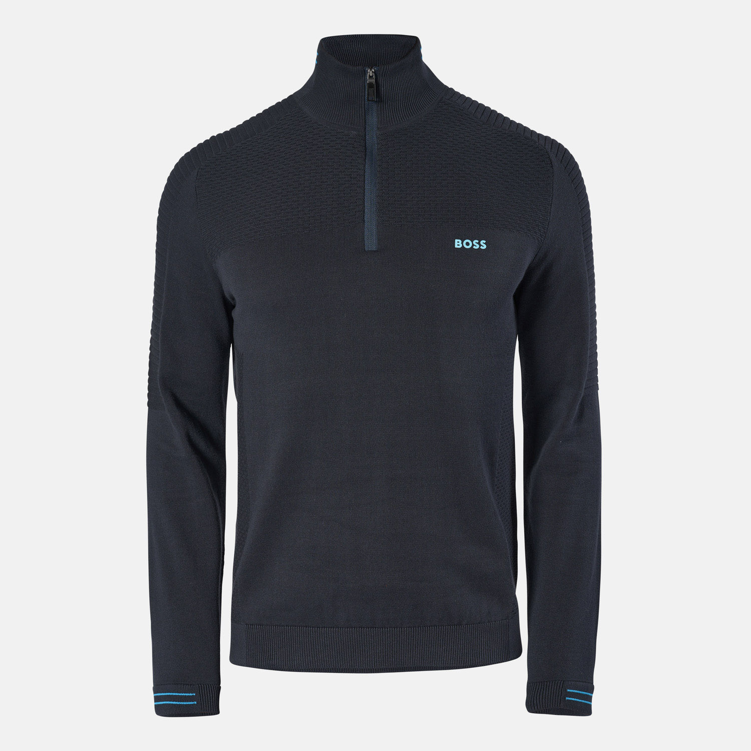 hugo boss half zip golf