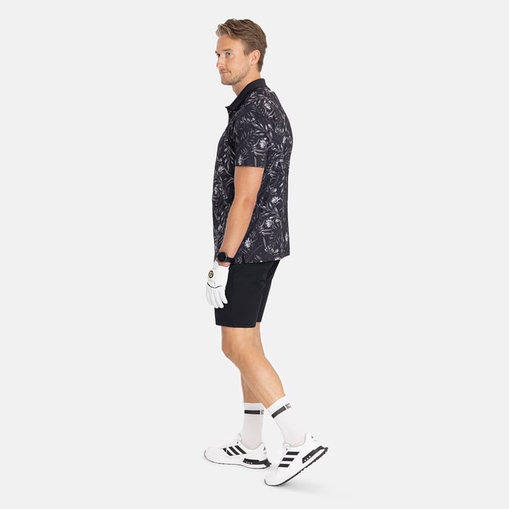 M 4-Way Stretch Short Svart Bogeys & Birdies