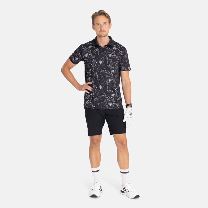 M 4-Way Stretch Short Svart Bogeys & Birdies