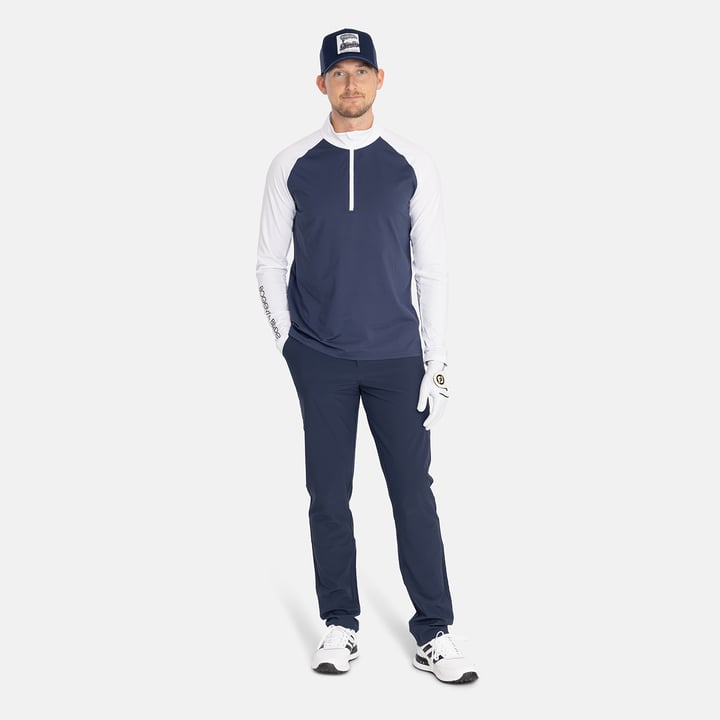 M 4-Way Stretch Pant Blå Bogeys & Birdies