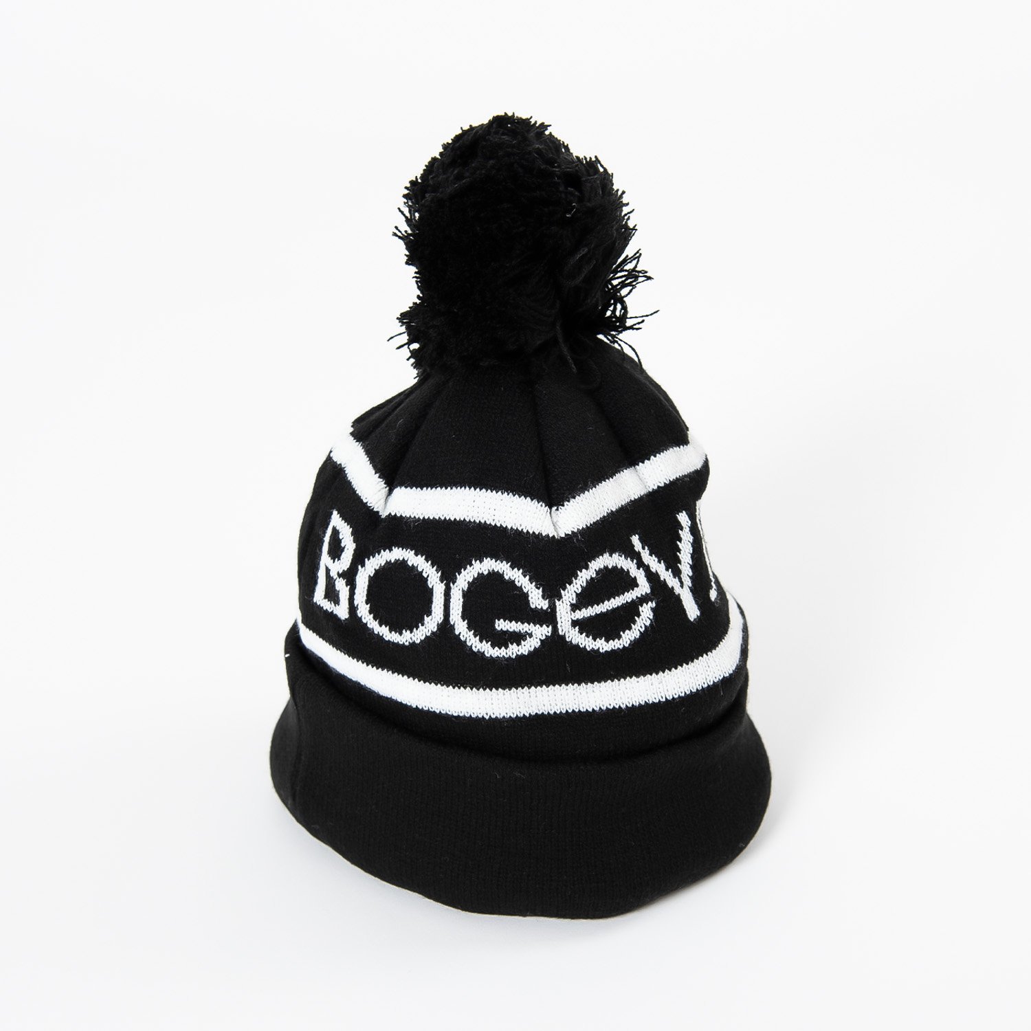 Bobble Hat Svart Vit