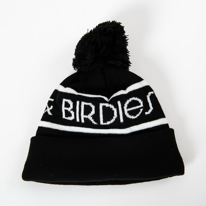 Bobble Hat Svart Hvit Bogeys & Birdies