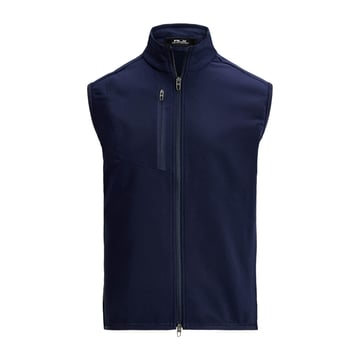 Knit Full Zip Vest Tech Terry Ralph Lauren