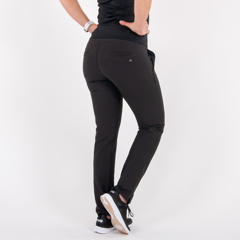 black puma trousers