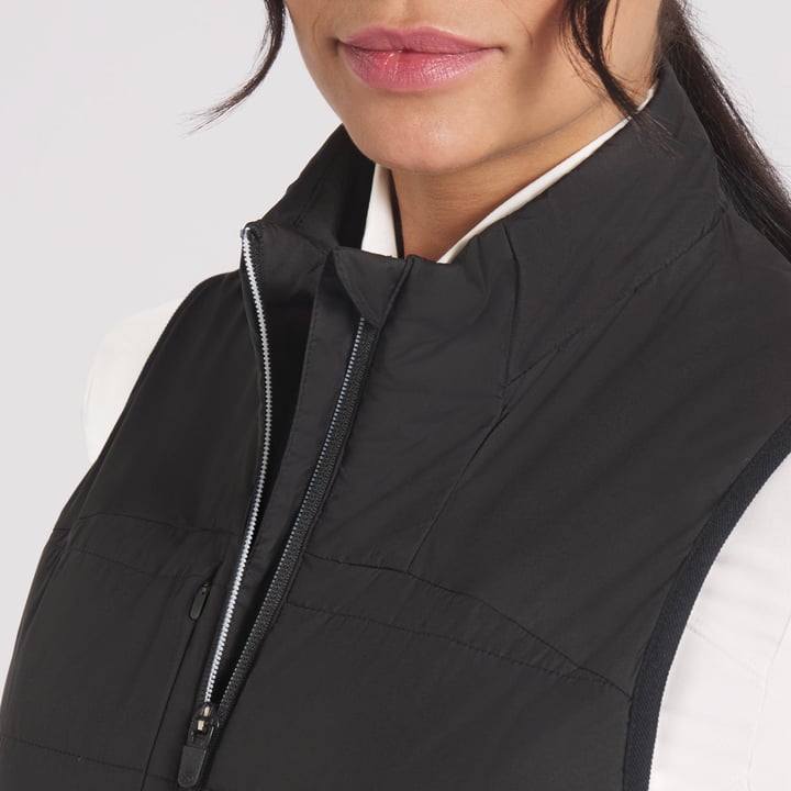 W Kyley Quilted Vest Sort Puma