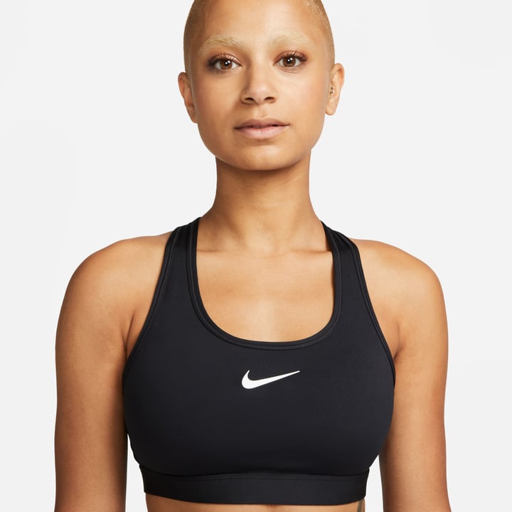 Swoosh Medium Support W Svart Nike