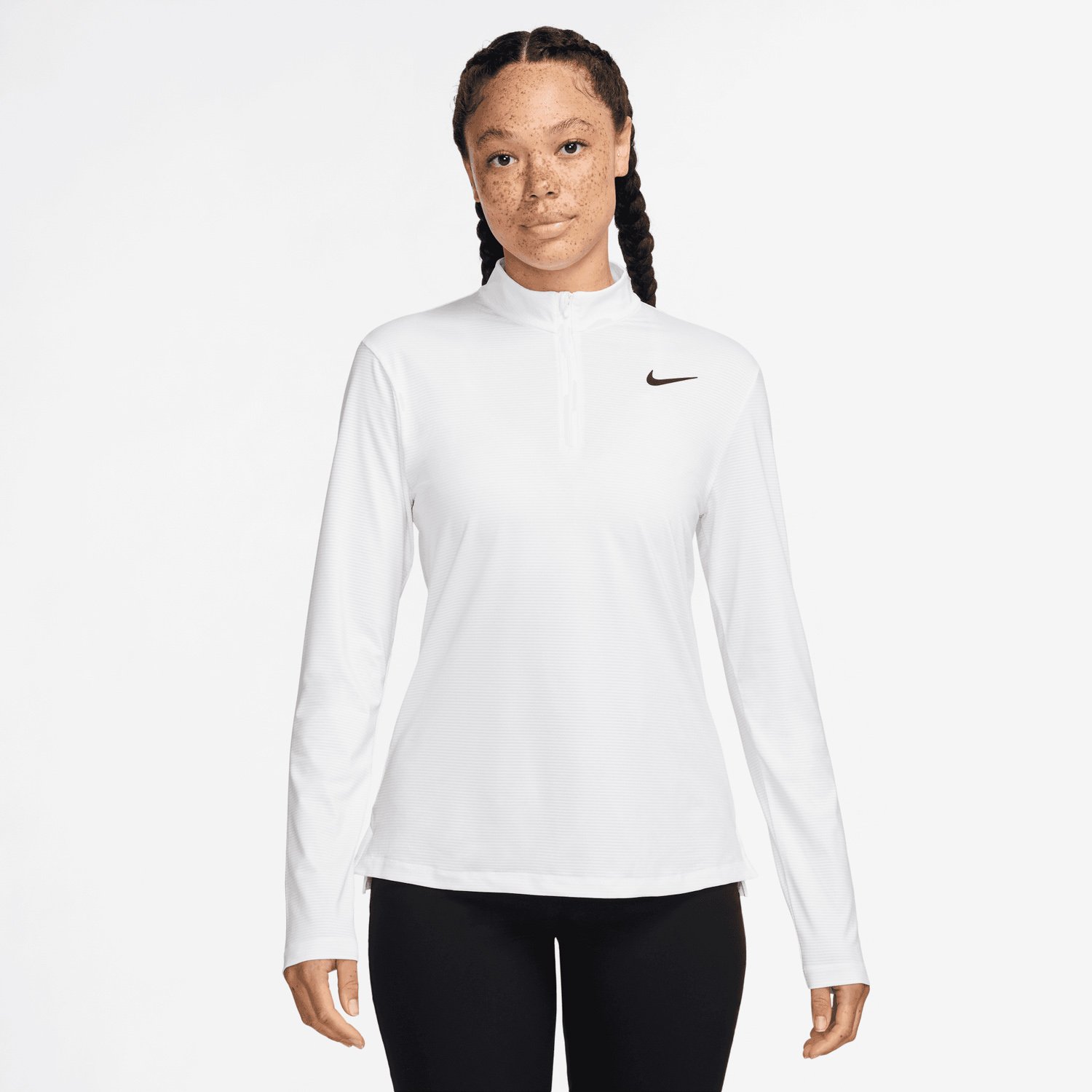 Victory W Dri-Fit Uv 1/2 Blanche