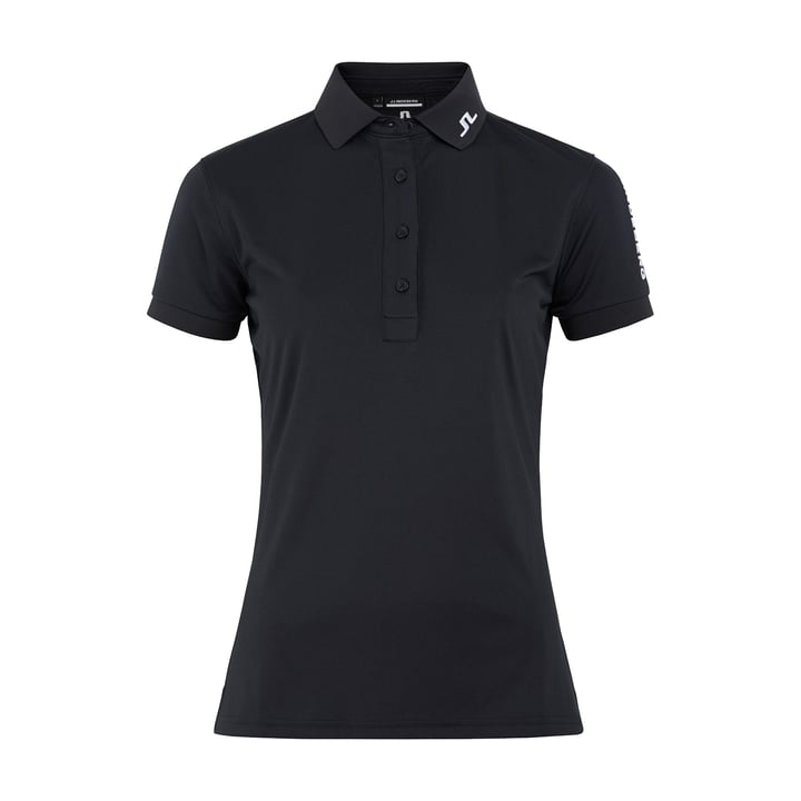 Tour Tech Golf Polo Le noir J.Lindeberg