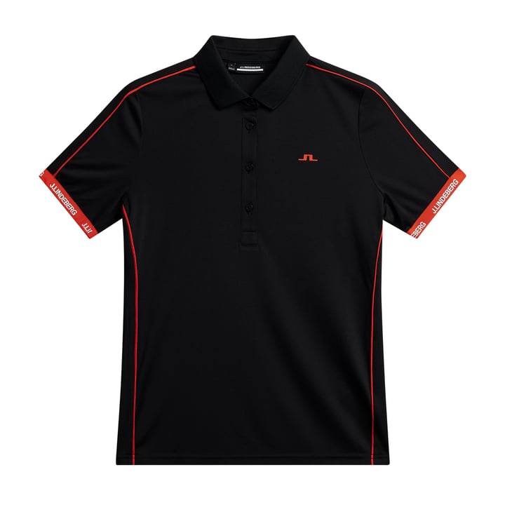 Demi Polo Svart J.Lindeberg