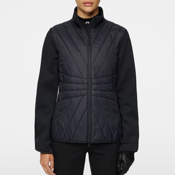 Holma Quilt Hybrid Jacket Svart J.Lindeberg