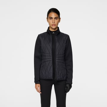 Holma Quilt Hybrid Jacket Svart J.Lindeberg