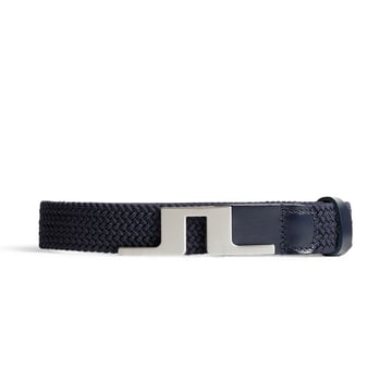 Lykke Braided Belt Blå J.Lindeberg