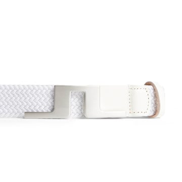 Lykke Braided Belt Vit J.Lindeberg