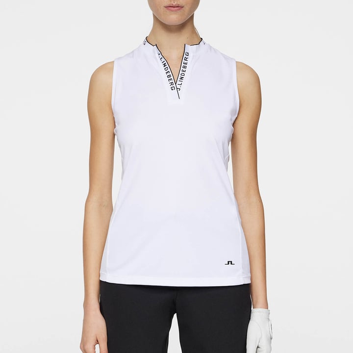 Leya Sleeveless Top Hvid J.Lindeberg