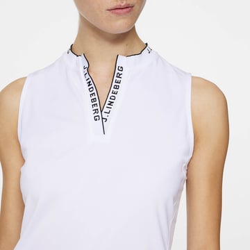 Leya Sleeveless Top Hvid J.Lindeberg