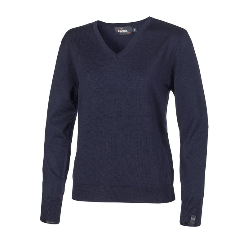 Merino V-Neck Blå