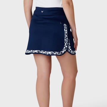 W 17 Two Tone Geo Blocked Skort Blå Callaway