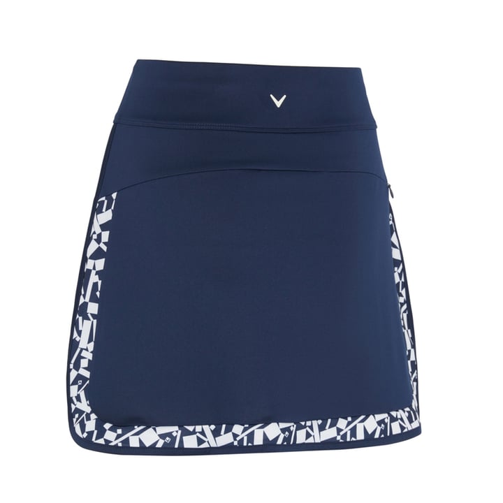 W 17 Two Tone Geo Blocked Skort Blå Callaway