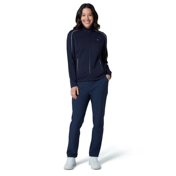 OP Mock Neck Full-Zip J Blau Original Penguin