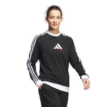 W Jay3lle Ls Crew Schwarz Adidas