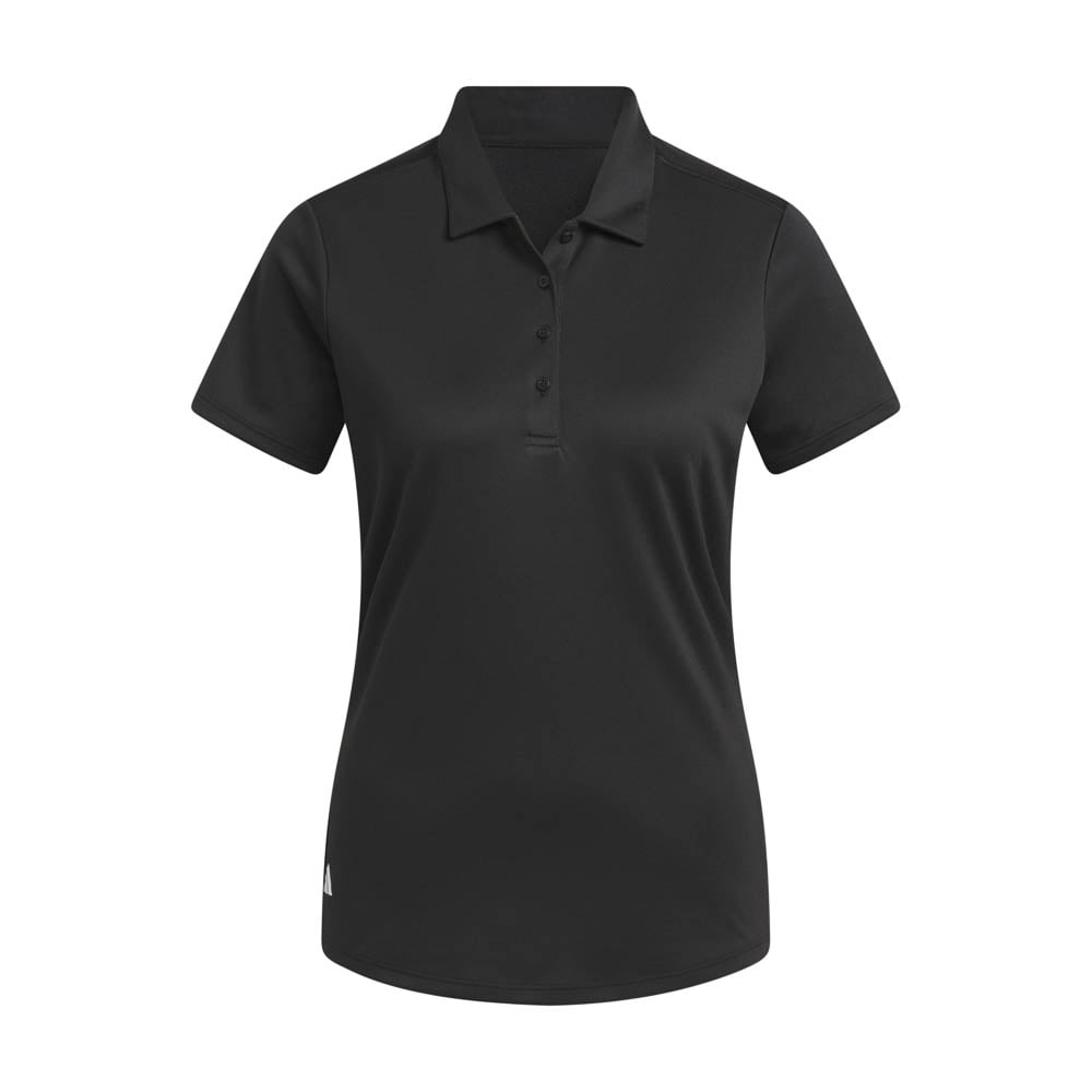 W Solid Performance Short Sleeve Polo Shirt Sort