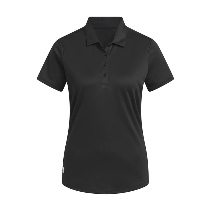 W Solid Performance Short Sleeve Polo Shirt Svart Adidas