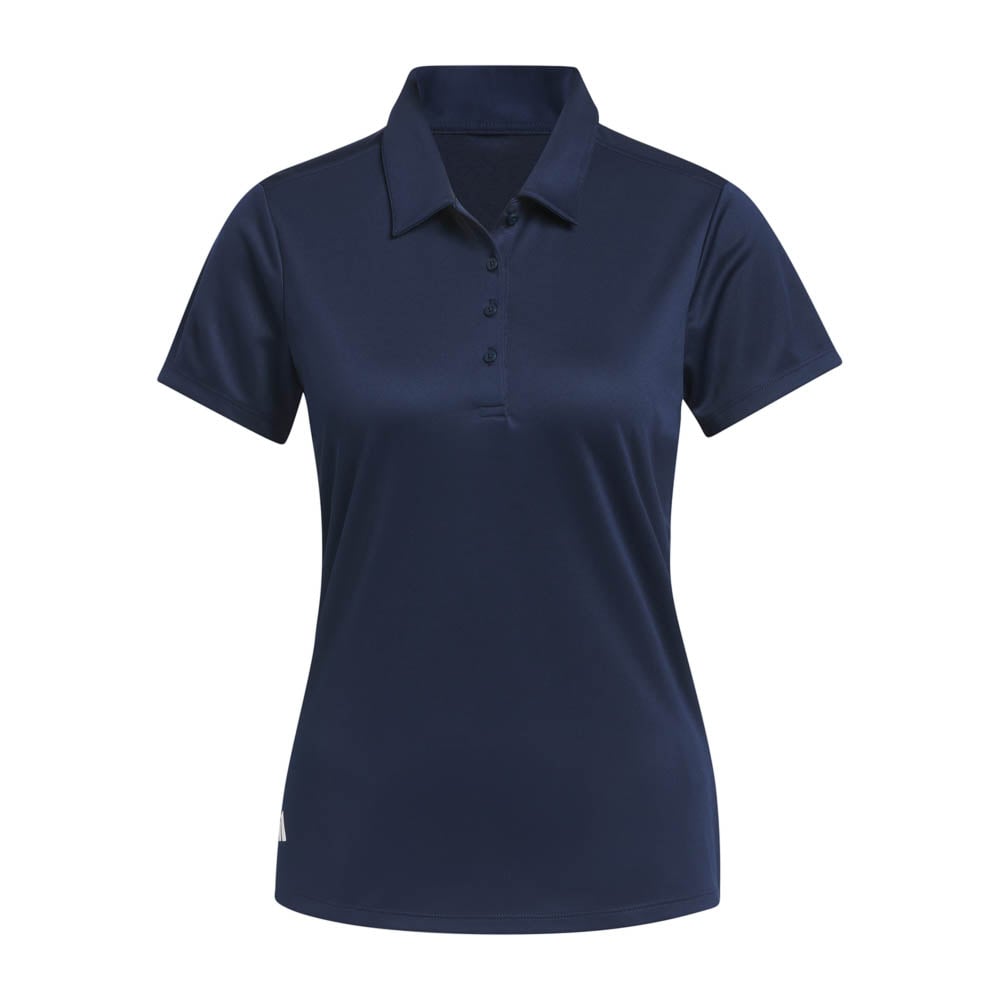 W Solid Performance Short Sleeve Polo Shirt Blå