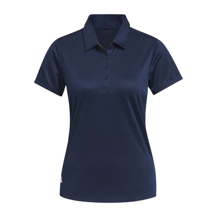 W Solid Performance Short Sleeve Polo Shirt Blå Adidas