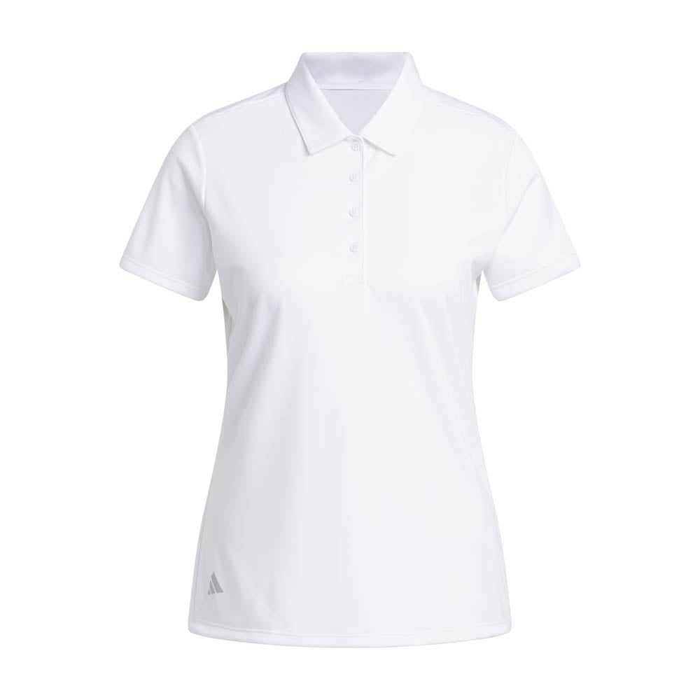 W Solid Performance Short Sleeve Polo Shirt Hvid