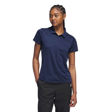 W Solid Performance Short Sleeve Polo Shirt Blå Adidas