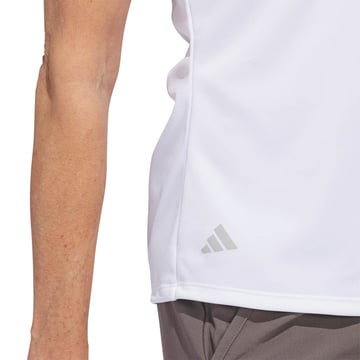 W Solid Performance Short Sleeve Polo Shirt Hvid Adidas