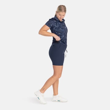 W 4-Way Stretch Short Blå Bogeys & Birdies