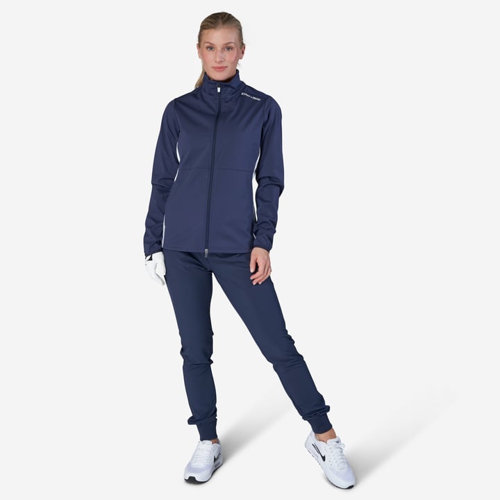 W Tech Windbreaker Softshell Bleu Blanche Bogeys & Birdies