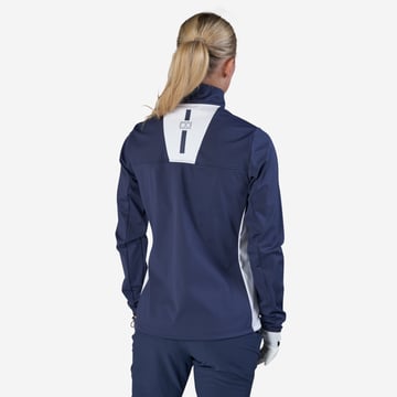 W Tech Windbreaker Softshell Bleu Blanche Bogeys & Birdies