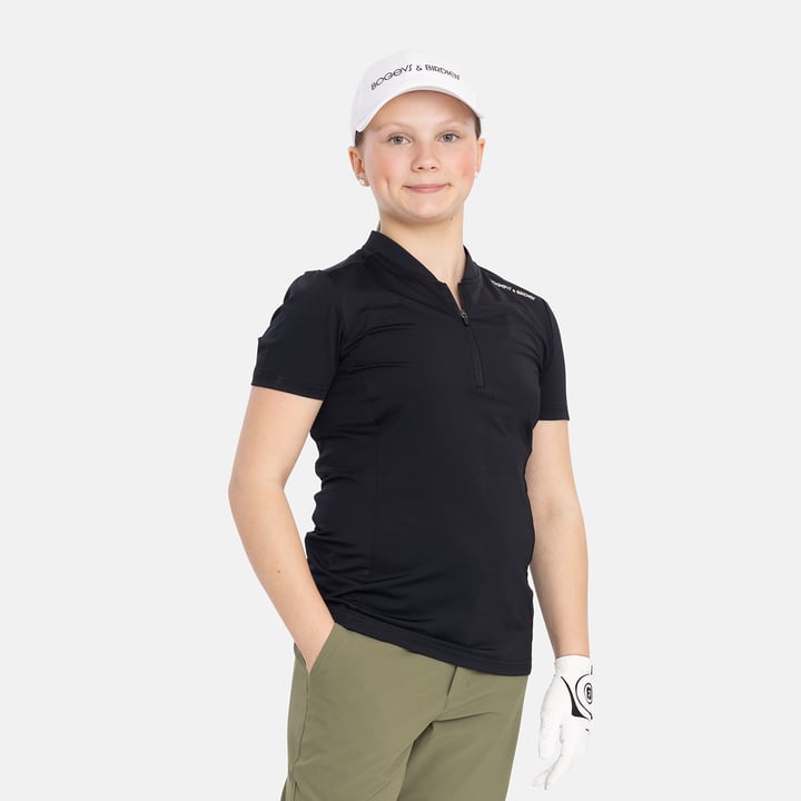 Jr Tech Blade V-Neck Tee Svart Bogeys & Birdies