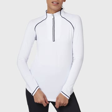 Veronica 1/4 Zip Vit Original Penguin