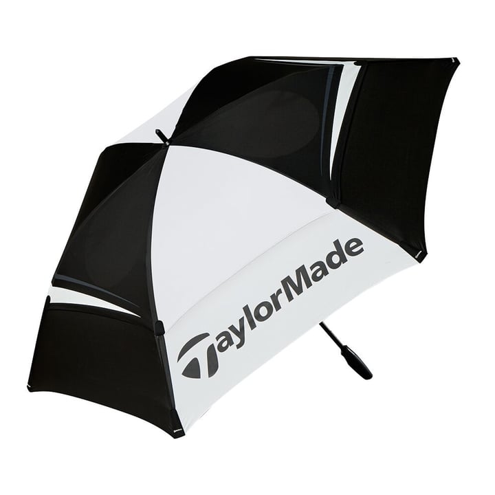 Tm17 Dbl Canopy Umbrella68 In Svart TaylorMade